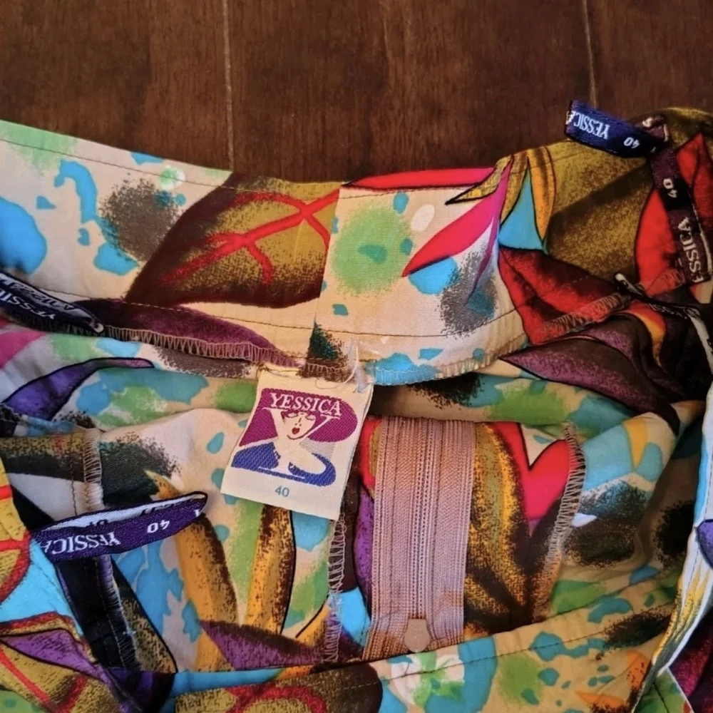 Yessica‎ Multicolor Abstract Print Skirt